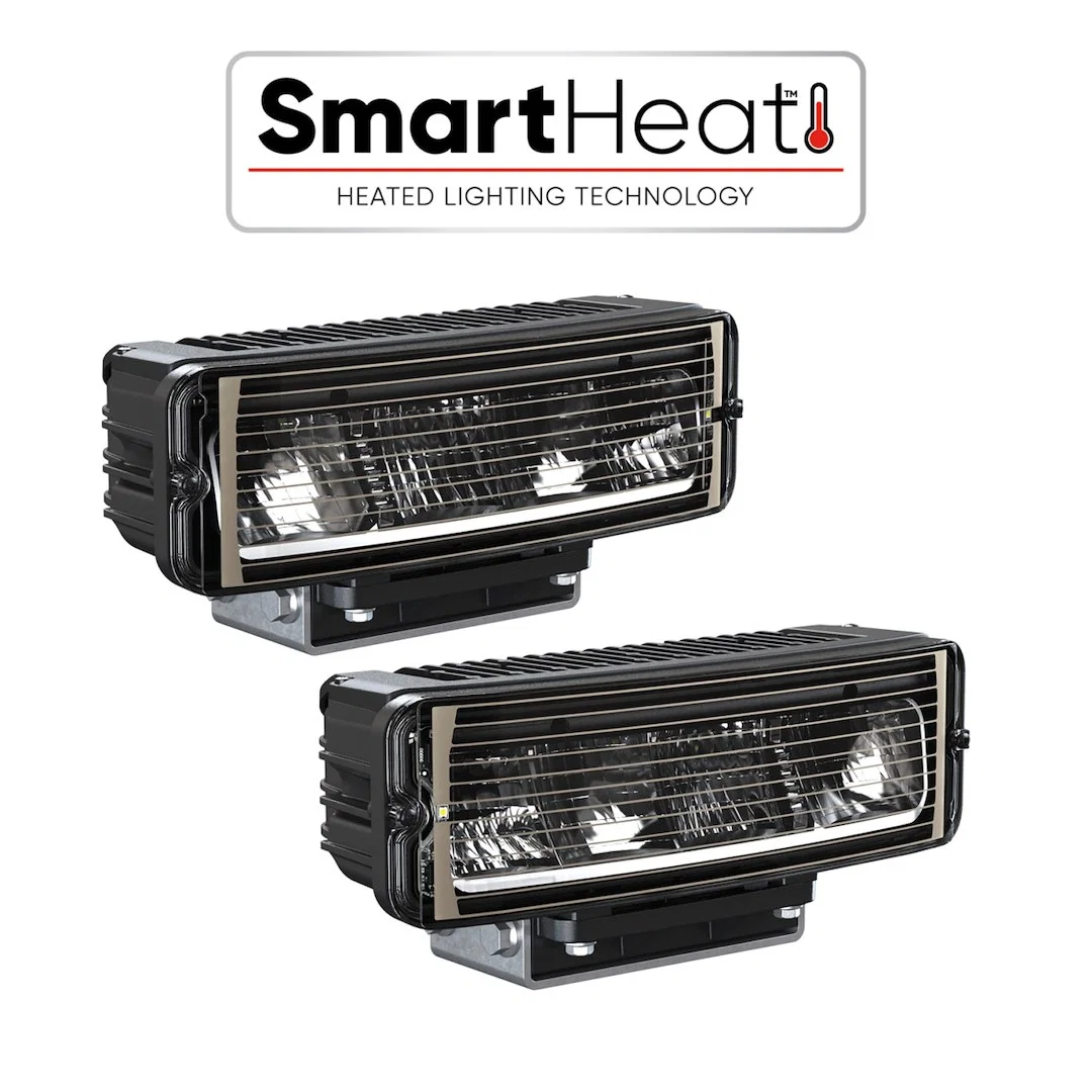 0555743 – JW SPEAKER Headlight Assembly, LED Bulb High And Low Beam With Turn Signal Clear/ Amber Bulbs Clear Heated ...